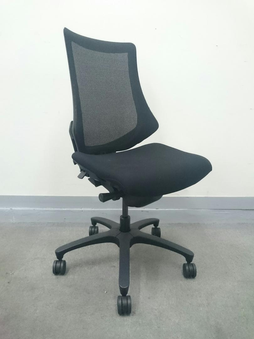 中古】エフクロス KF-370JB T1T1 イトーキ/ITOKI 肘無ハイバックチェア