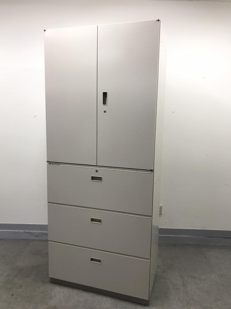 【KS】[上下書庫セット]両開き×3段ラテラルキャビネット　大容量書類保管庫としてオススメ度No1!
                        シンライン
                                    中古
            