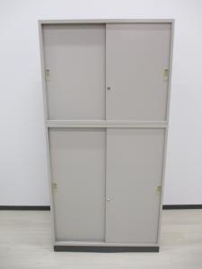 【フクフク】KOKUYO　ローキャビネット　D450　1台 コクヨ（KOKUYO） ローキャビネット／両開き 一覧 - 中古