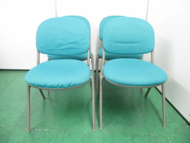 中古】トーションライン H181BZ オカムラ/okamura スタッキングチェア 