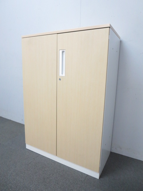 ■コクヨ　両開き書庫　天板付　■収納システム　エディアシリーズ　ナチュラル木目タイプ【KOKUYO　EDIA】
                        エディア
                                    中古
            