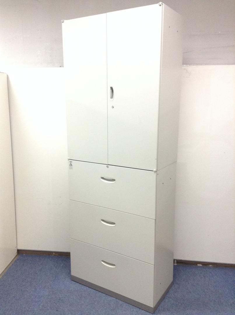 【現品限り】W800スリムタイプ上下書庫セット　両開き、3段ラテラル！！
                        その他シリーズ
                                    中古
            