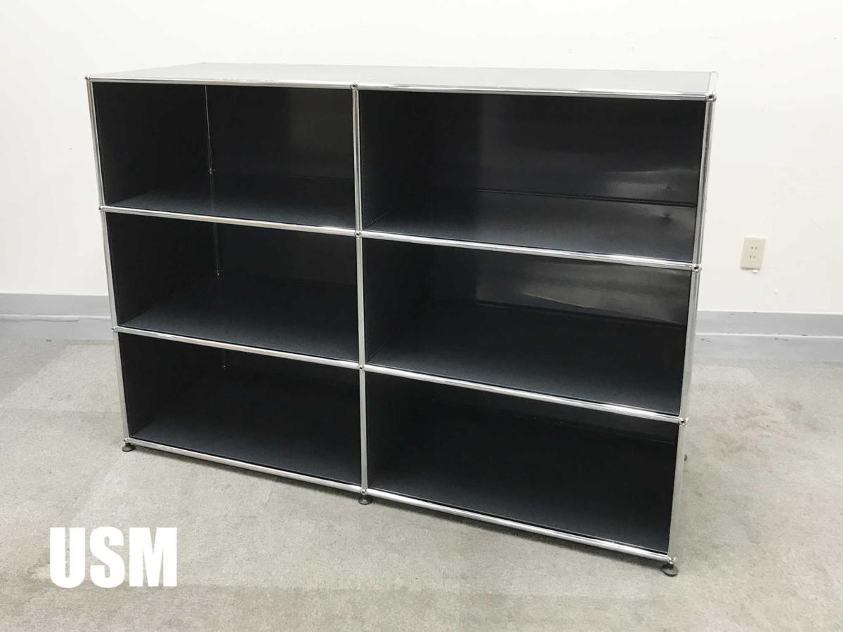 USMハラー　2連3段キャビネット/サイドボード　アントラサイト
                        USMハラー キャビネット 
                                    中古
            