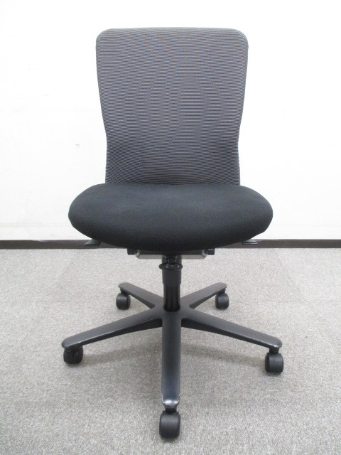 中古】ルディオチェア LA-30CS ウチダ/UCHIDA 肘無ミドルバックチェア