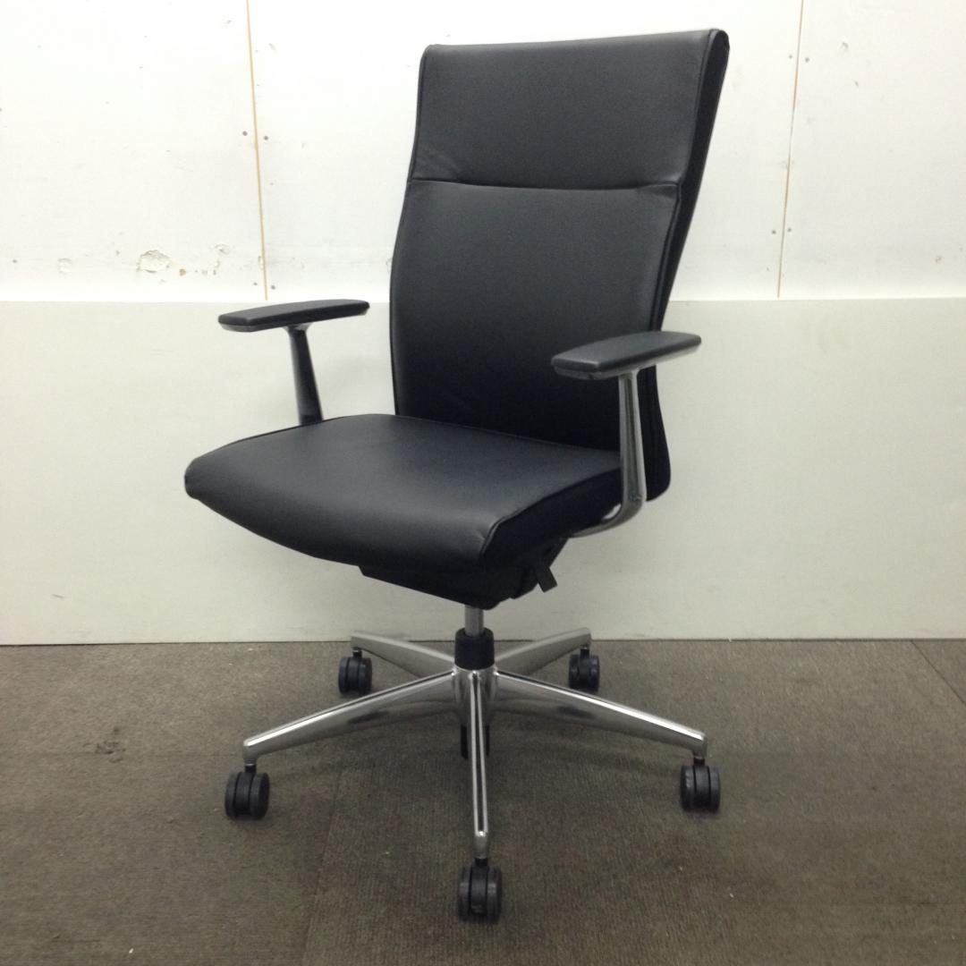 中古】プント CRS-G2422 F6 コクヨ/KOKUYO 肘付ハイバックチェア 