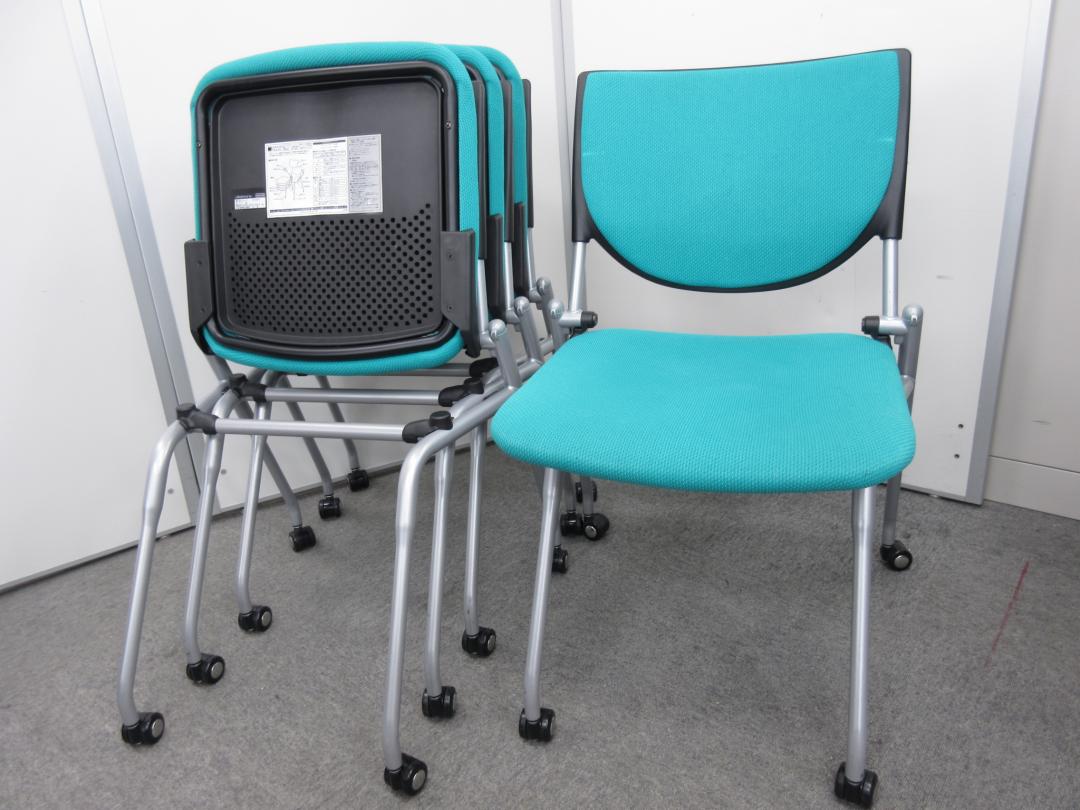 【４脚セット】軽い！お得なチェアが入荷しました！！清潔感あるグリーンです！！！
                        プロスタック
                                    中古
            