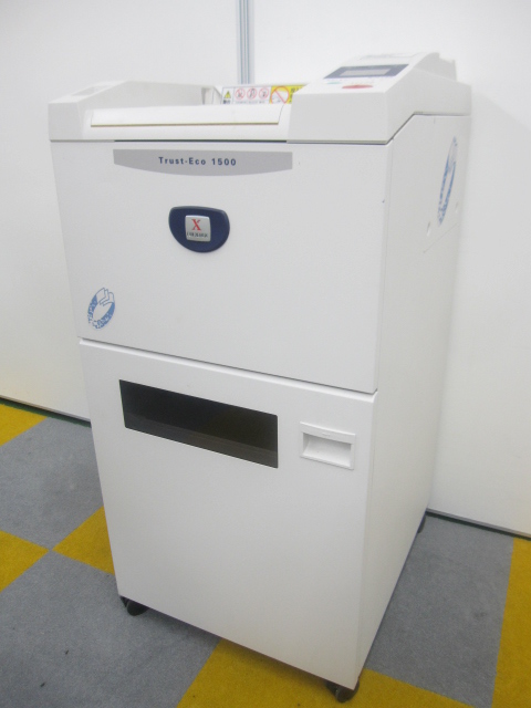 【機密性の高い引きちぎり方式！】業務用シュレッダー
                        Trust-Eco 1500
                                    中古
            