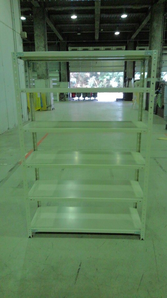 上下ボルトタイプの中古ラックが2台入荷致しました。天地6段　耐荷重：段/100kg　同じタイプのW890タイプもございます。
                        不明
                                    中古
            