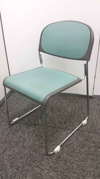 6脚揃います！TOKIO スタッキングチェア　爽やかなグリーンです
                        FNT-10・FNM-10 chair 
                                    中古
            