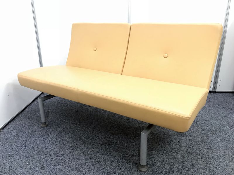 【レア!】【おつとめ品！】2人掛けロビーチェア（ウレタンレザー）　エントランス、待合に最適です！｜定価：137,000円
                        その他シリーズ
                                    中古
            