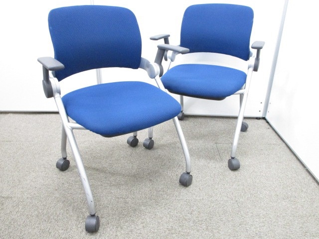 【ミーティングチェア2脚セット】コクヨ製シグザ【キャスター付きで移動も楽々】
                        シグザ
                                    中古
            