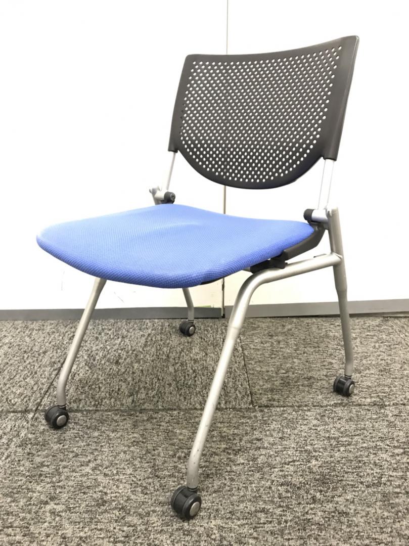 [人気シリーズが再入荷!!]岡村製作所(okamura) スタッキングチェア プロスタックシリーズ■垂直方向にスタック可能!!一番人気のブルー色です!!
                        プロスタック
                                    中古
            