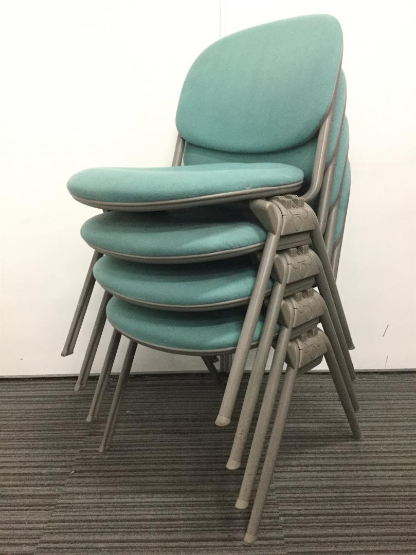 【4脚セット】オカムラ製　スタッキングチェア｜使い勝手のいいお手軽スタッキングチェア入荷致しました！
                        トーションライン
                                    中古
            