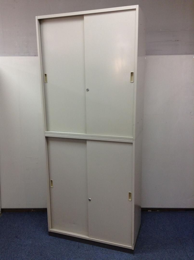 【1セット限定】上下引違い書庫　導線確保便利です。
                        ビジネスウォールNタイプ
                                    中古
            