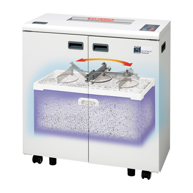 【屑ならし不要の高機能!!】デスクサイドに収まりやすい高さ700mm!!便利な2WAYオープン機構!!
                        SX-206CR
                                    新品
            