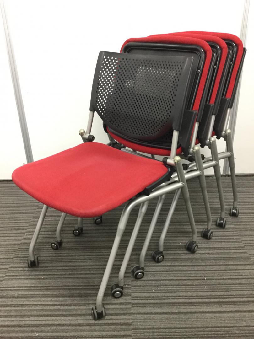 【4脚セット】オカムラ製　プロスタック｜お得な4脚セット！入れ替えや追加にどうぞ！
                        プロスタック
                                    中古
            