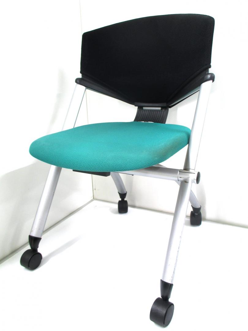 【大量！２０脚以上！】ポップな形で明るいオフィスに！■ブラック布の背もたれで印象もいい
                        コルサ
                                    中古
            