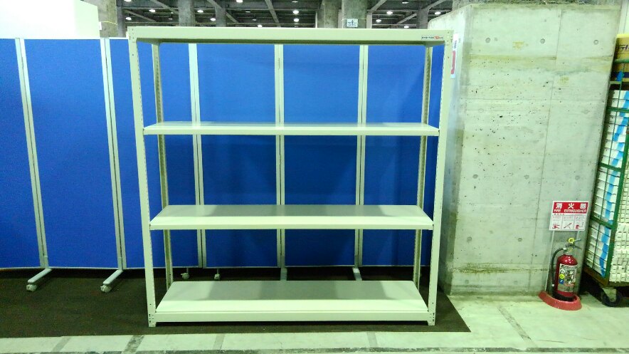 ボルトレスタイプの中古ラックが2台入荷致しました。②　天地5段　耐荷重：段/150kg
                        不明
                                    中古
            