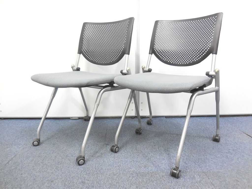 【2脚セット！】オカムラ製プロスタック2脚セット！重ねて使える人気商品！
                        プロスタック
                                    中古
            