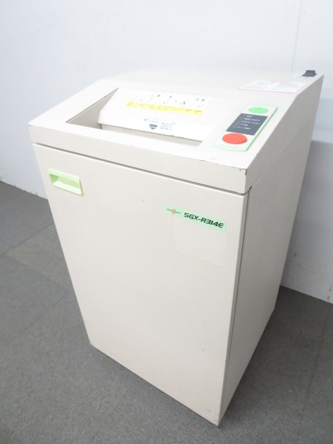 ■クロスカットシュレッダー　■最大23枚細断【A3用紙対応】　■SIGMA　SGX-R314E【業務用】
                        シグマシュレッダ　SGX-Rシリーズ
                                    中古
            