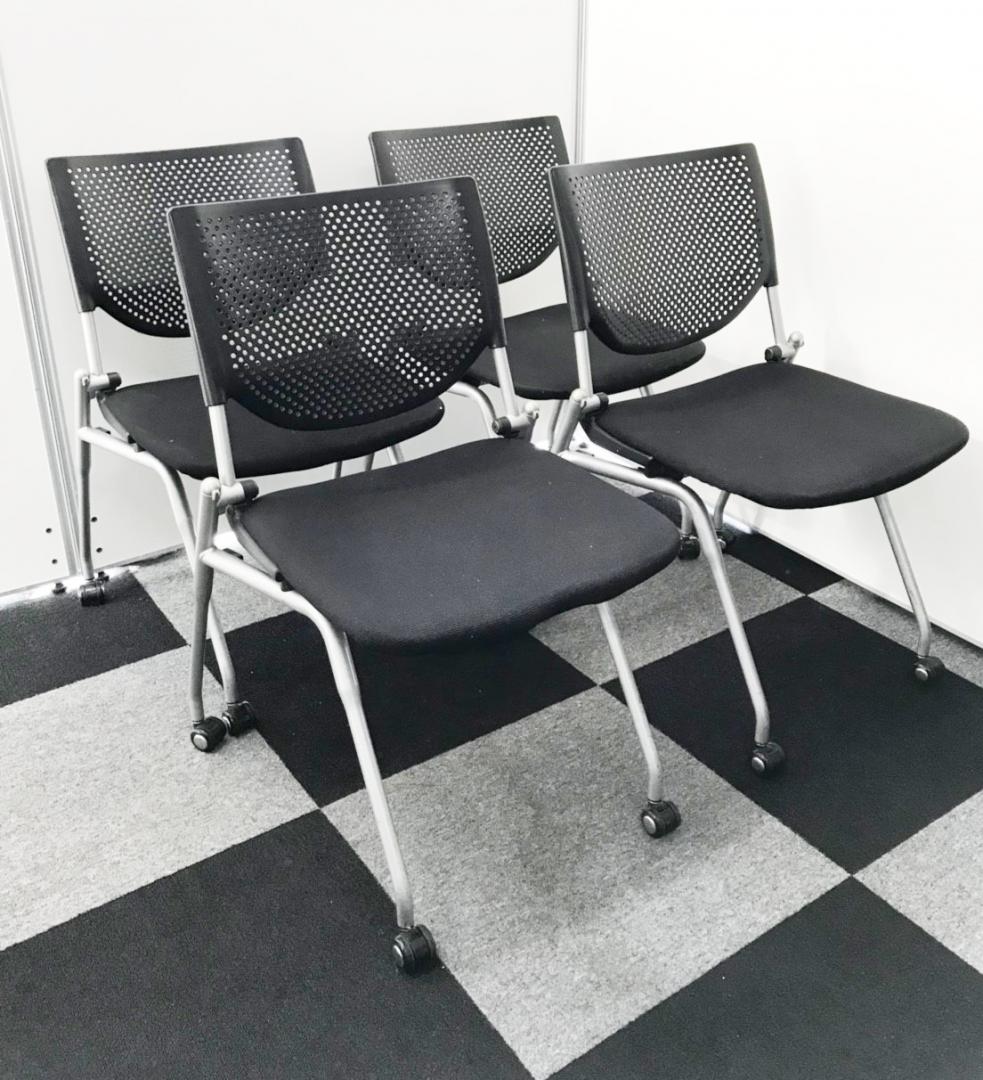 【4脚セット】シックな雰囲気のオカムラ製ミーティングチェア！
                        プロスタック
                                    中古
            