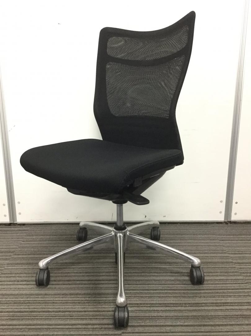 中古】フィーゴチェア CJ31BR オカムラ/okamura 肘無ミドルバック