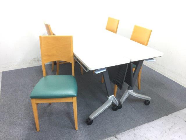 【1セット】会議用テーブル・チェアセット｜講座用に切り替えも可能！
                        その他シリーズ
                                    中古
            