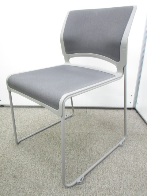 【７脚揃う】状態良好！会議・研修の強い味方■オフィス定番グレー■軽い！
                        リット（LITTO）
                                    中古
            