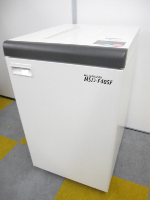 【2012年モデル！】【新品時の最大裁断枚数45枚！】オフィスシュレッダー
                        MSD-F40SF
                                    中古
            