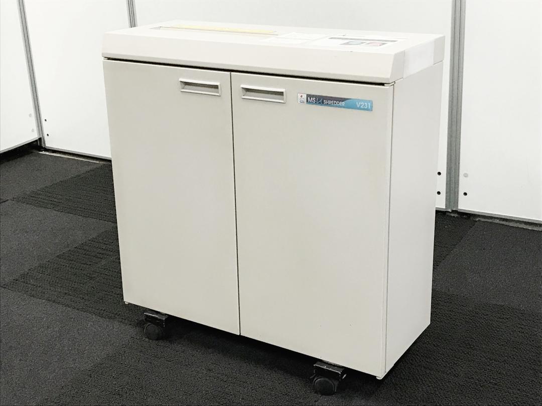 【新品時同時細断12枚】オフィスシュレッダーと言えば明光商会製｜V231 【サイド取っ手部欠品お得価格。】
                        MSシリーズ
                                    中古
            