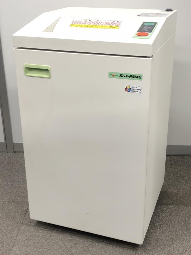 【機密書類を細かく細断！】クロスカット採用の大型シュレッダー！　■SGX-R314E【シグマ技研製】
                        シグマシュレッダ Rシリーズ【SGX-R314E】
                                    中古
            