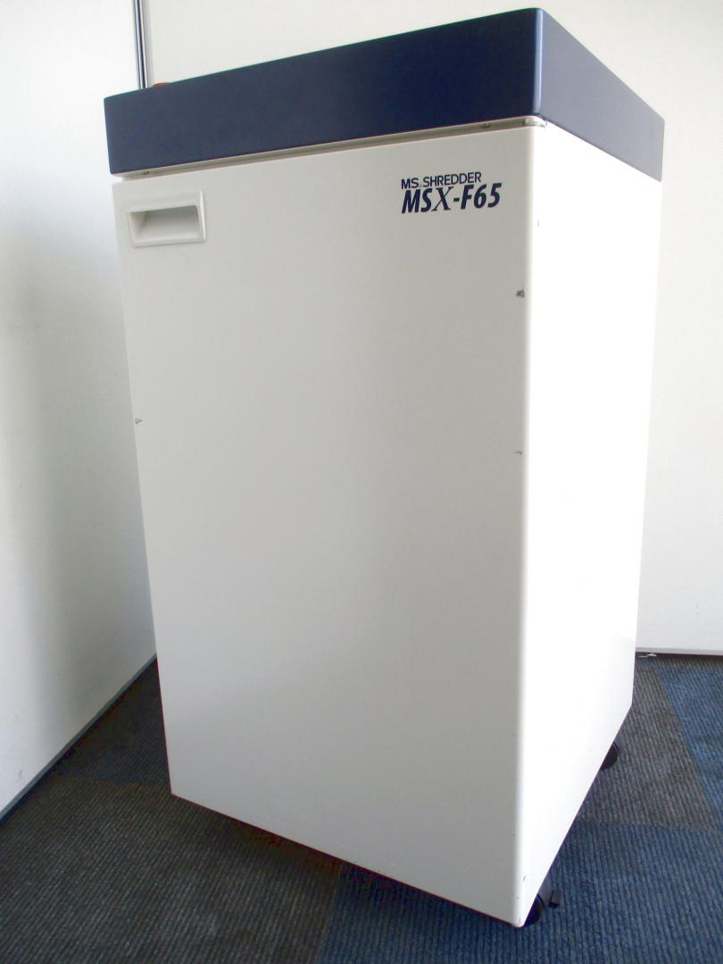 【2012年発売モデル！】新品時同時裁断枚数65枚！【業務用シュレッダー！】
                        MSX-F65
                                    中古
            