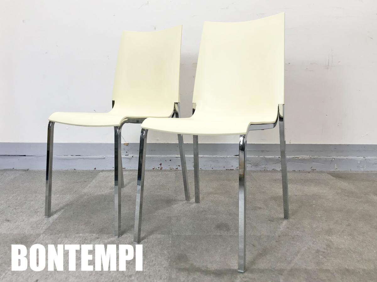 BONTEMPI　EVAダイニングチェア2脚セット　アイボリー　イタリア
                        　
                                    中古
            