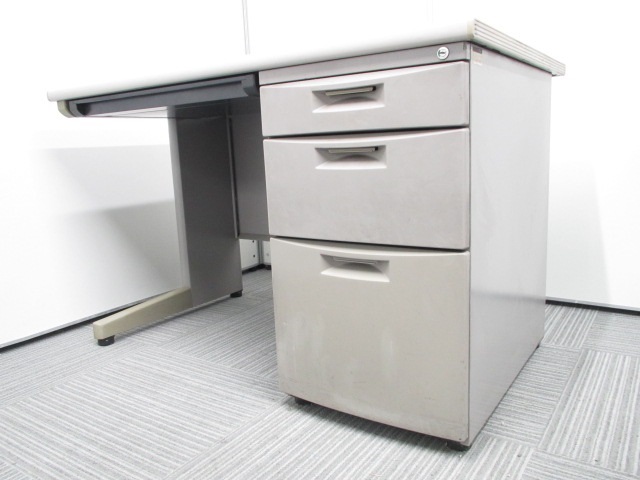 【資料の多い方におすすめの片袖デスク】事務机　幅1100㎜　使いやすい袖机
                        CZ
                                    中古
            