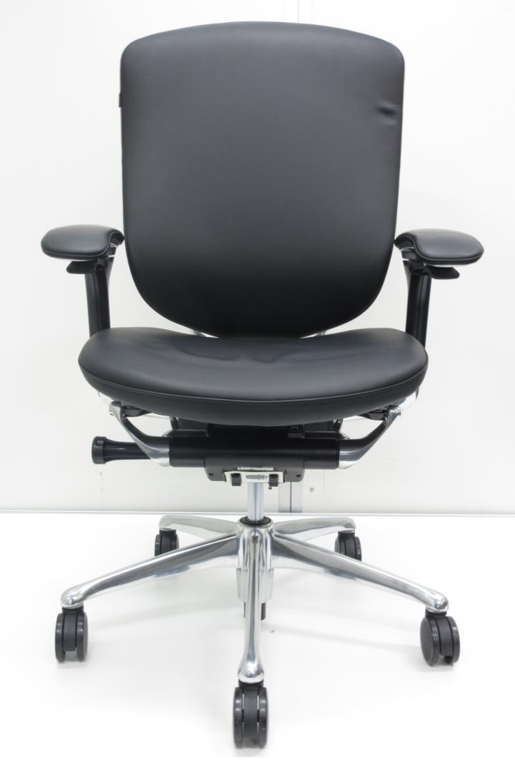 中古】コンテッサチェア CM35AB P676 オカムラ/okamura 肘付ハイバック