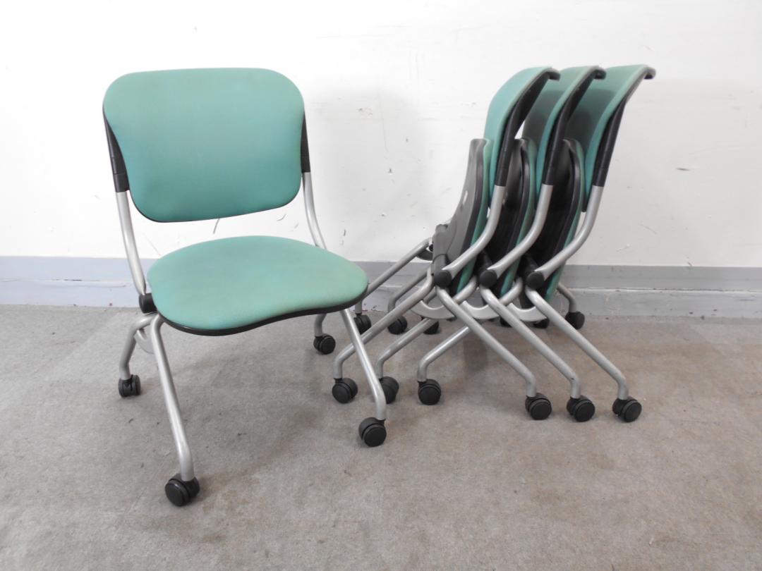 【KS】[4脚セット]オカムラ　トーションライン　ミーティングチェアには珍しいリクライニング機能付き
                        トーションライン
                                    中古
            