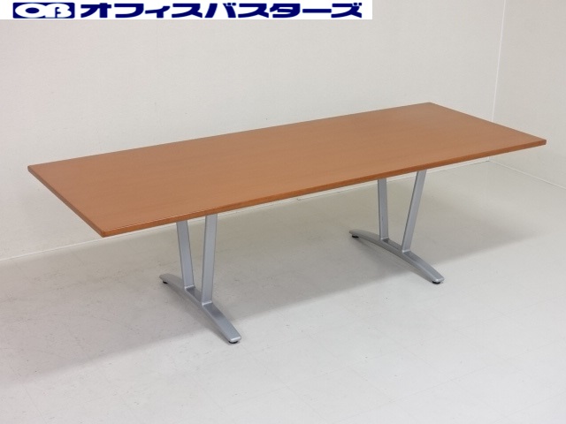 ×【地方倉庫在庫品】■傷つきにくいメラニン加工の天板■会議テーブル【RA】【801】
                        WT-110/200/300
                                    中古
            
