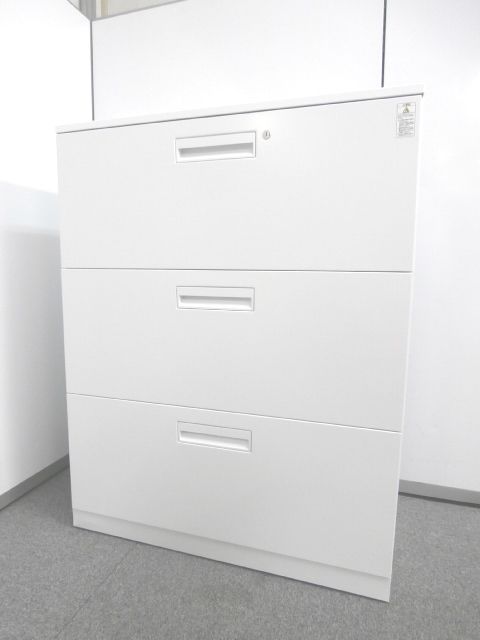 【注目商品！！2016年製！！ホワイトカラー３段ラテラル書庫】■コクヨ製　■３段ラテラル　■ホワイトカラー
                        その他シリーズ
                                    中古
            