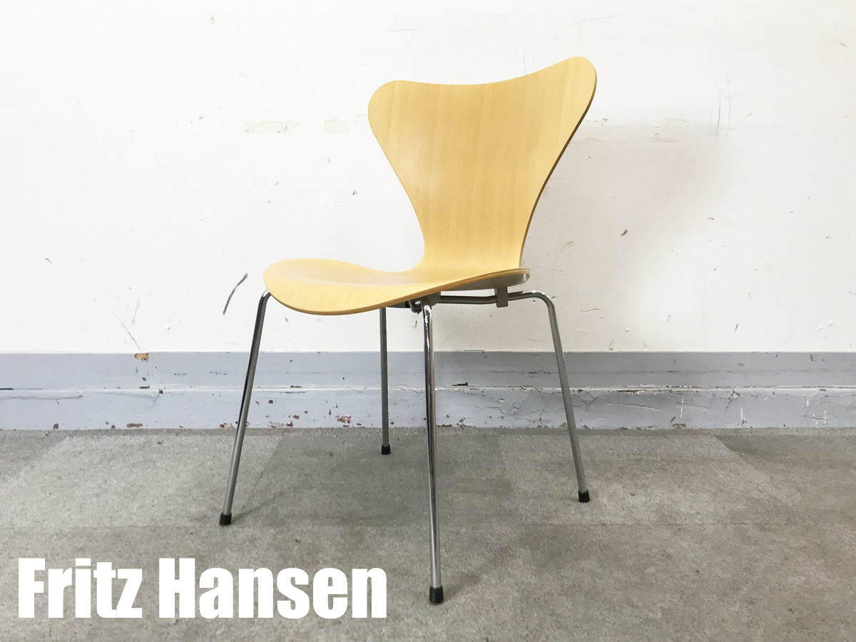 Fritz Hansen/フリッツハンセン　セブンチェア　ビーチナチュラル　北欧　ヤコブセン
                        　
                                    中古
            
