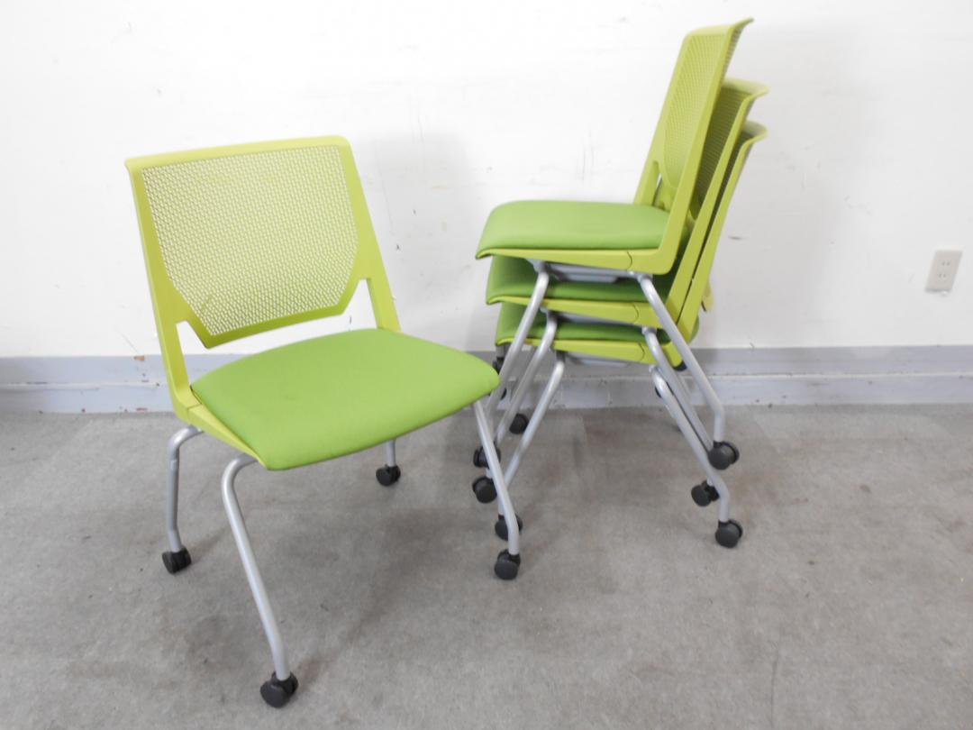 【KS】[お得な四脚セット]ヘイワース　Very　ポップなグリーンカラーで事務所を元気に！
                        Very
                                    中古
            