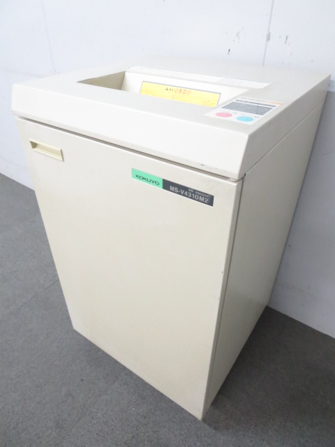 ■クロスカットシュレッダー　MS-V4310M2【最大20枚細断】■明光商会（コクヨＳ＆Ｔ）
                        その他シリーズ
                                    中古
            