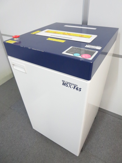 【最大65枚細断！】■高性能！パワークロスカット　MSシュレッダー ■明光商会　MSX-F65
                        その他シリーズ
                                    中古
            