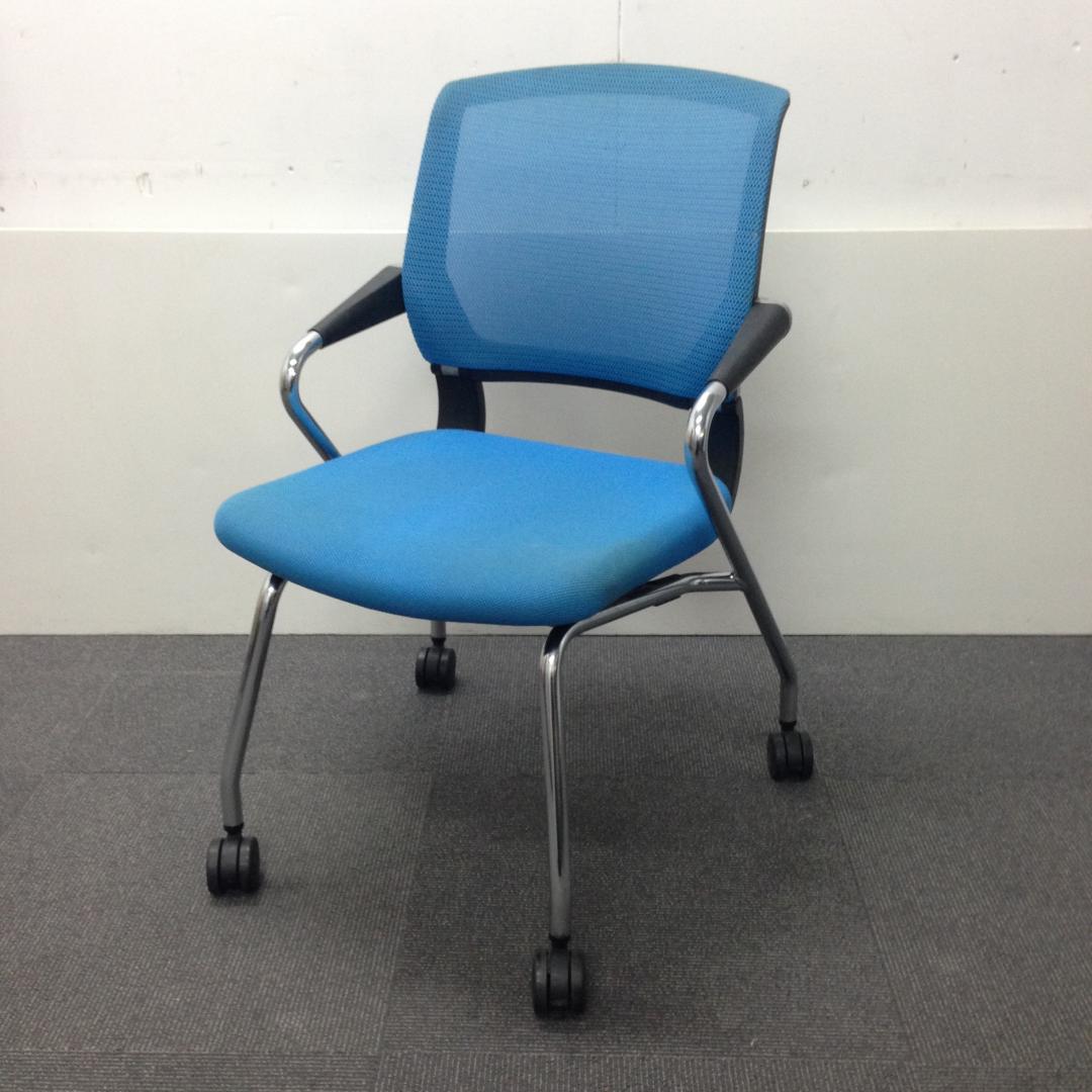 【在庫入替セール】【12脚限定！】コクヨ製☆サテリテ☆爽やかなブルーと上質な座り心地！
                        サテリテ（キャスタータイプ） 
                                    中古
            