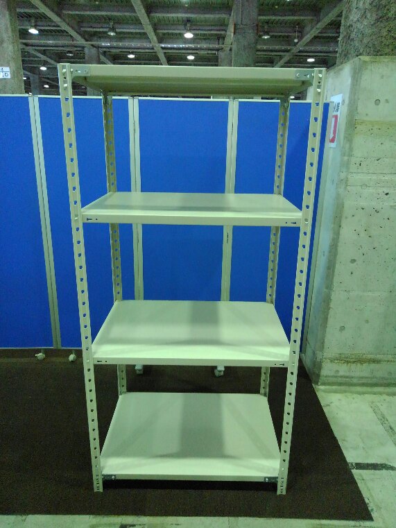 上下ボルト式タイプの中古ラックが2台入荷致しました。② 天地4段　耐荷重：段/100kg 同タイプのW1515 D465タイプも入荷しています。　※マテハン本舗の中古商品は、千葉県柏市に在庫がございます。
                        不明
                                    中古
            