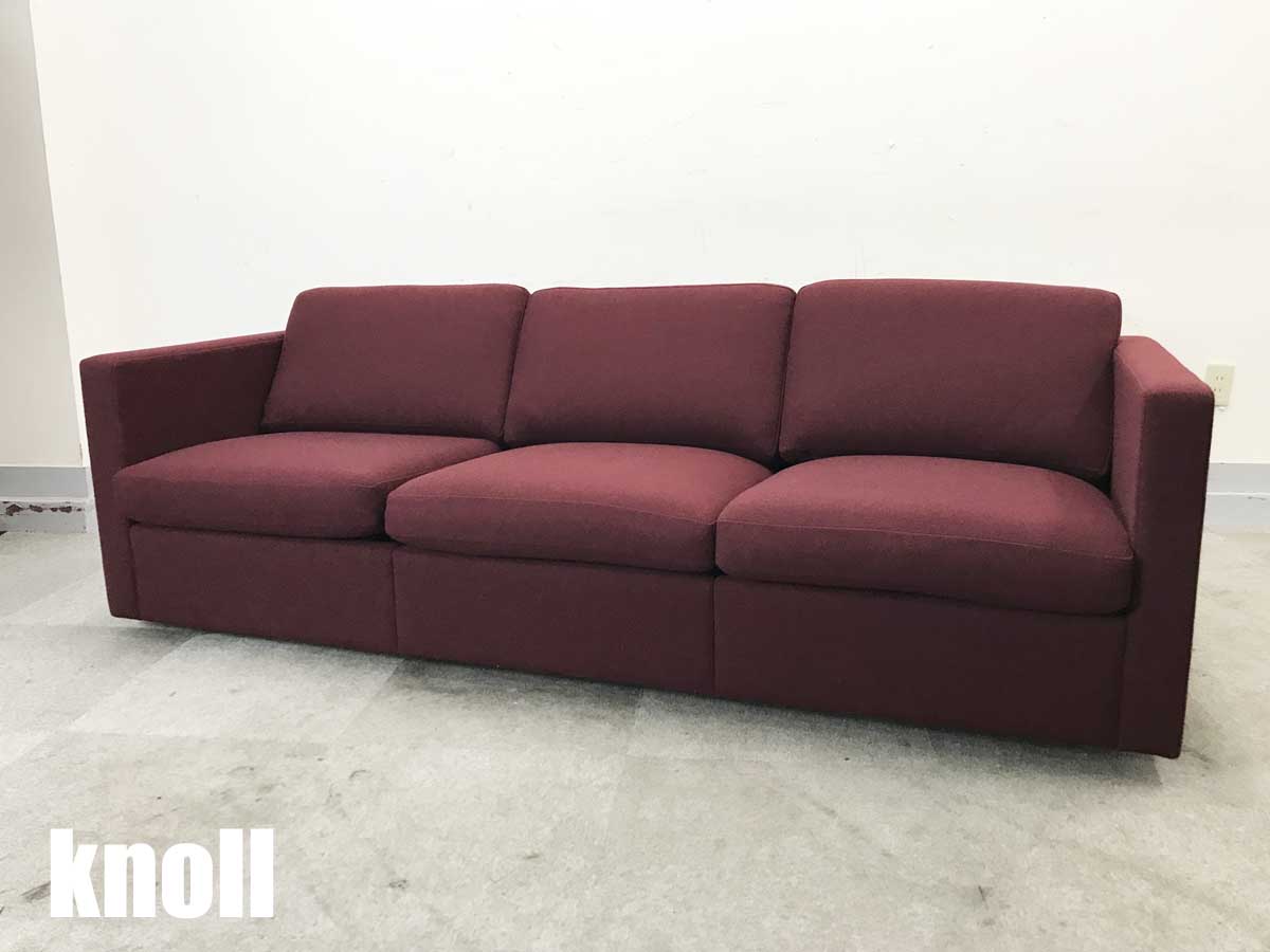 【中古】 Knoll/ノール 3人掛けソファ 231709