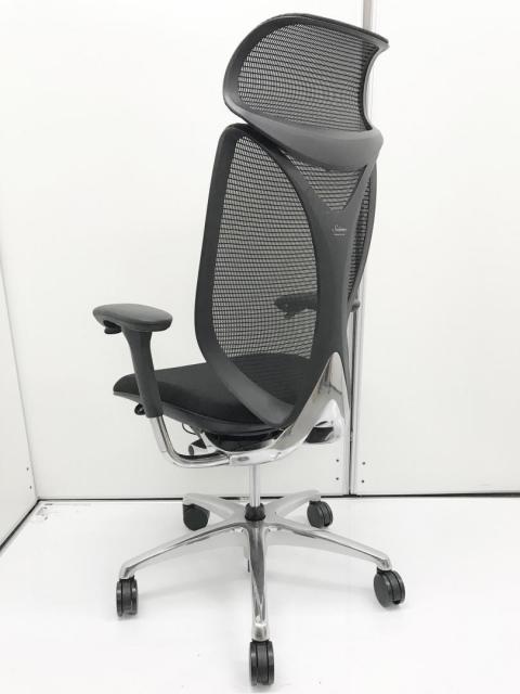 【中古】サブリナ オカムラ/okamura 肘付ハイバックチェア 231911