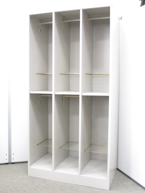 【限定2台入荷!!】扉無しで開放感抜群!!一つ一つの部屋が広く使いやすい！｜2段タイプの6人用ロッカー!!
                        LK
                                    中古
            