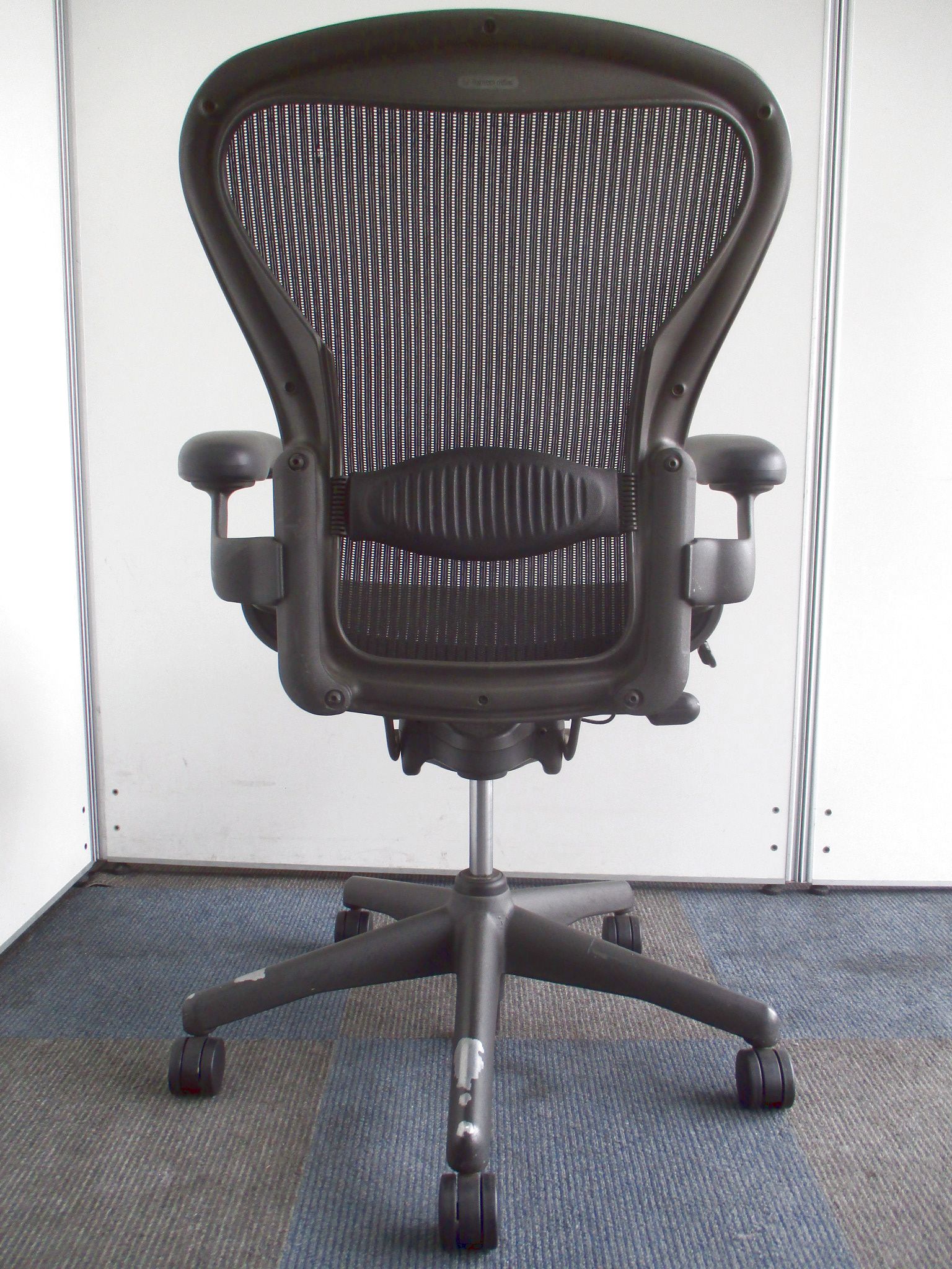中古】アーロンチェア AE111PWB AJG1BBFP BK 3D01 Herman Miller
