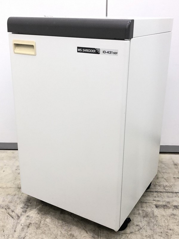 【オフィスシュレッダー】明光商会　ID-431SEF【大型シュレッダー】新品時最大裁断枚数35枚
                        その他シリーズ
                                    中古
            