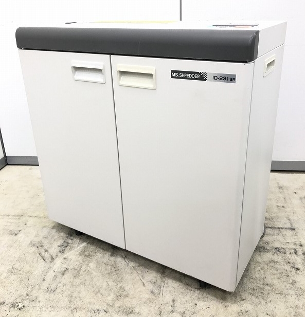 【オフィスシュレッダー】明光商会　ID-231SR【薄型シュレッダー】新品時最大裁断枚数22枚
                        その他シリーズ
                                    中古
            
